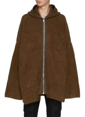 -----------RICK OWENS  ---- ------------ ----GIMP Oversized Alpaca Wool Blend Hoodie --