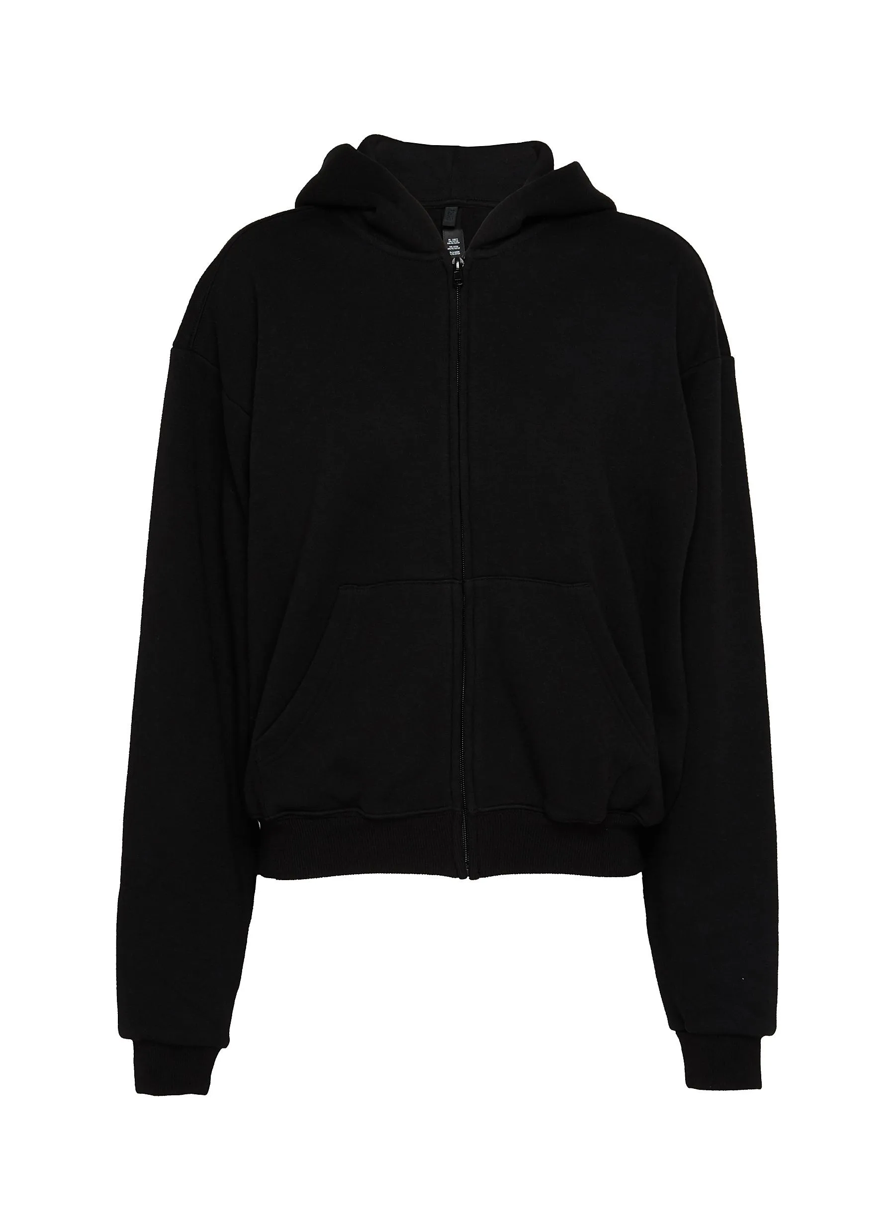 -----------SKIMS ---- ------------ONYX ----Cotton Fleece Classic Zip Up Hoodie --