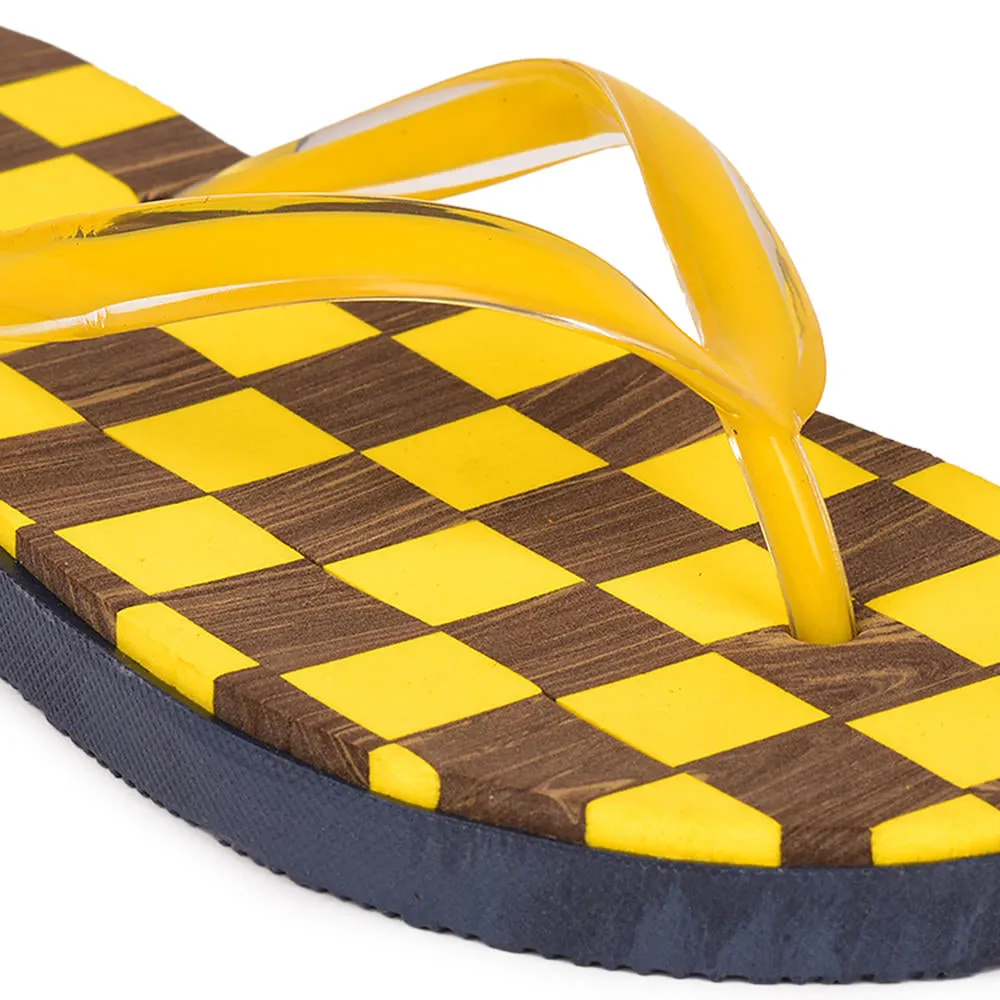 A-HA Casual Yellow Slipper For Women HIMANI-R2 By Liberty