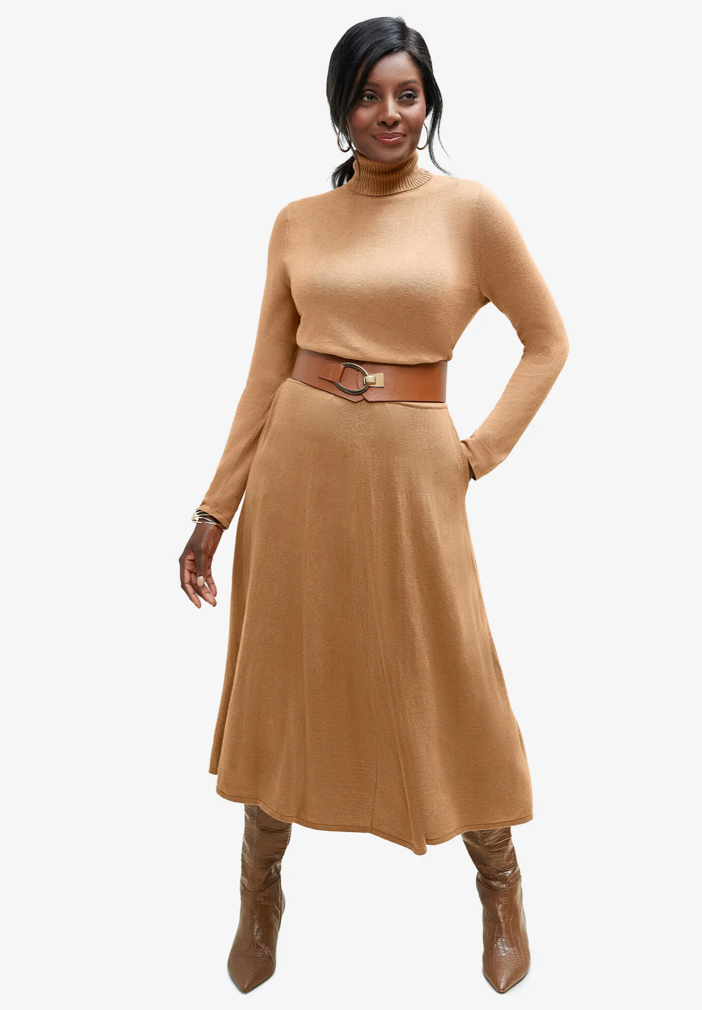 A-Line Cashmere Skirt