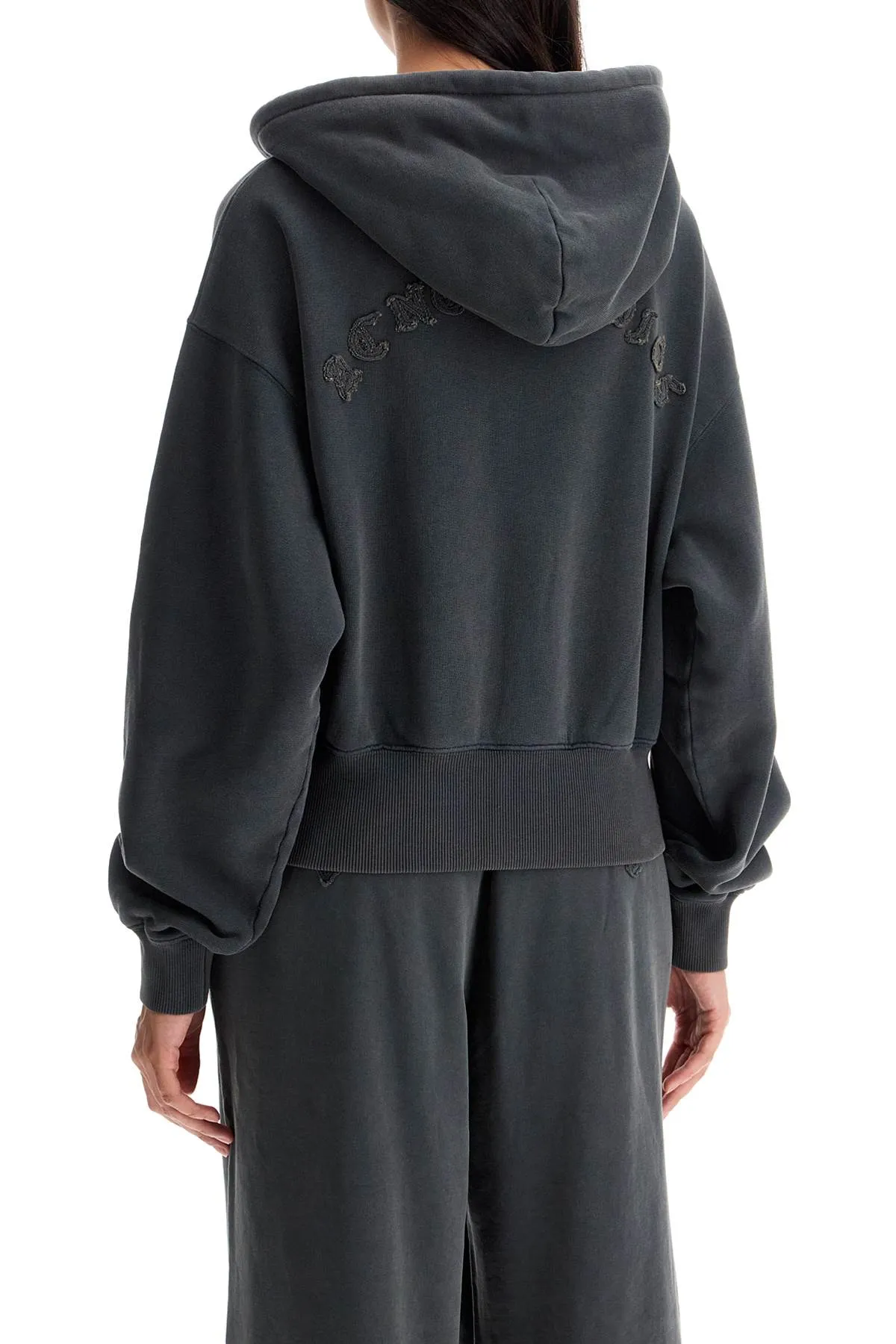 ACNE STUDIOS Cozy Boxy Zip Hoodie with Soft Brushed Cotton