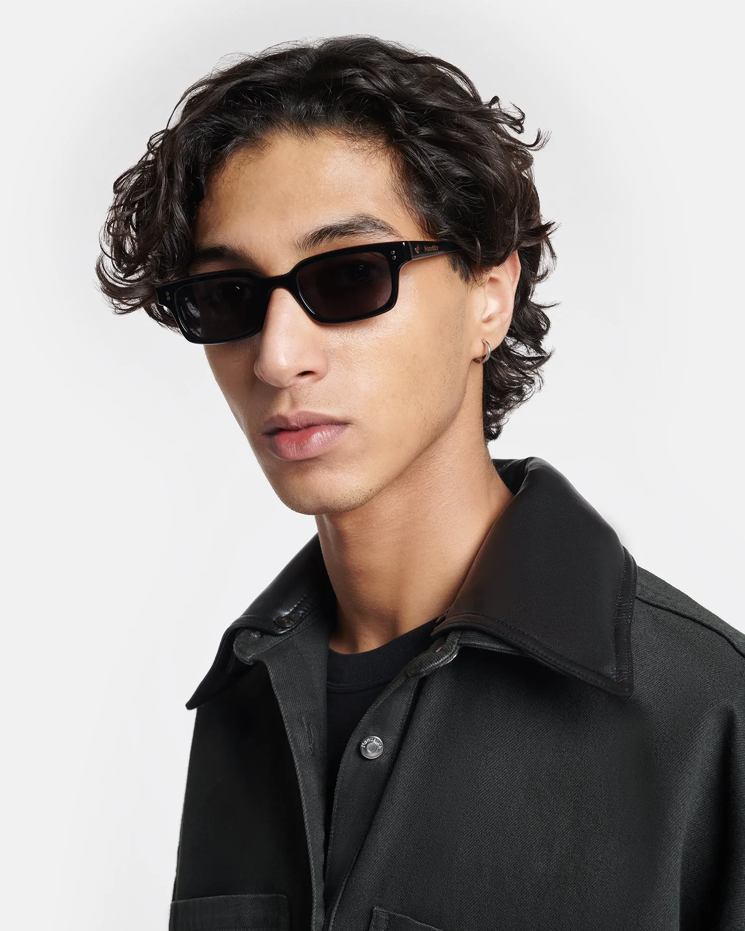 Albin - Plastic Sunglasses - Black