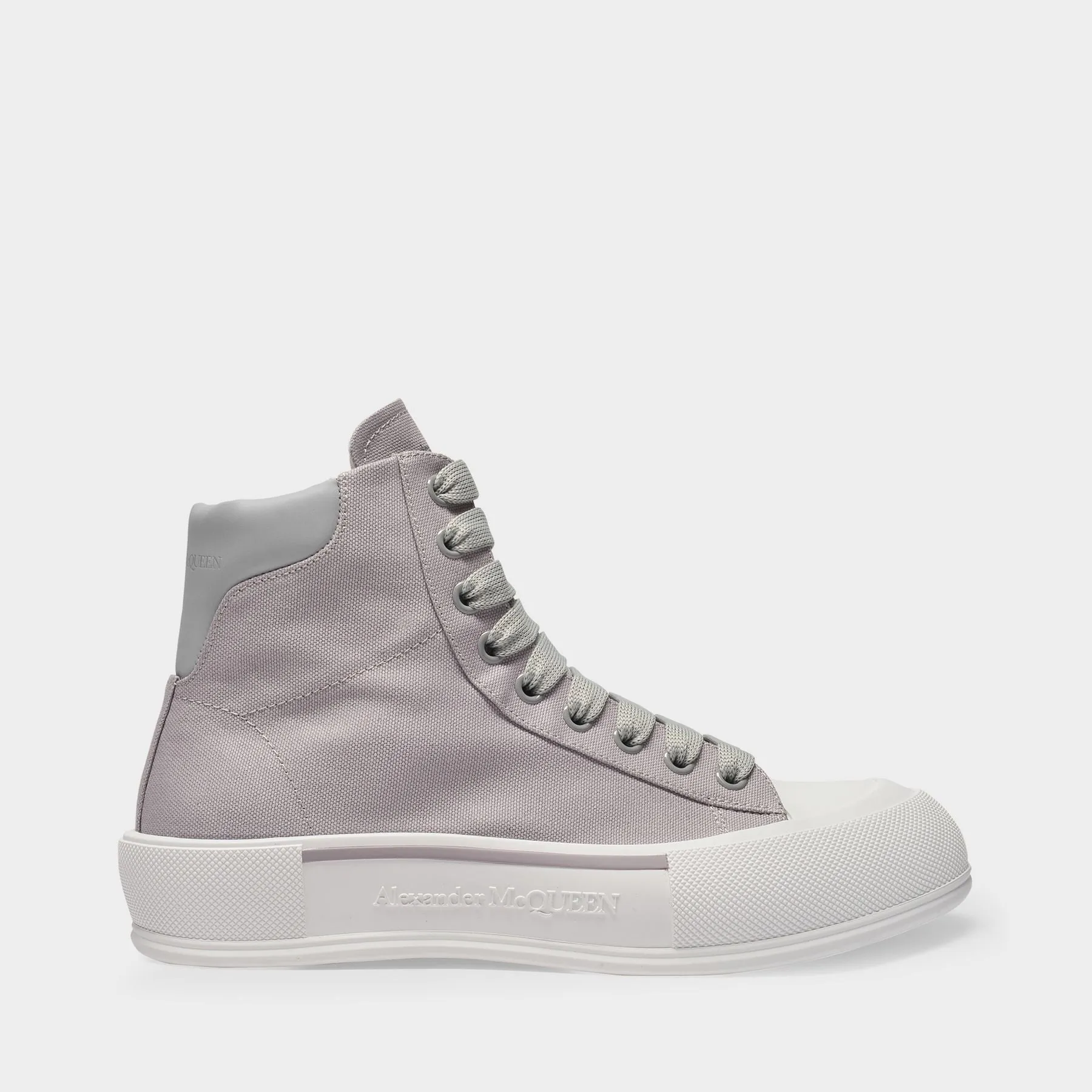 Alexander McQueen  Sneakers Deck en Toile Grise