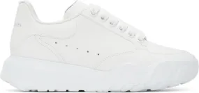 Alexander McQueen White Court Trainer Sneakers