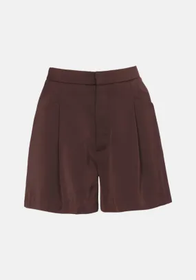 ARIYA TAILORED SHORT CHOCOLATE