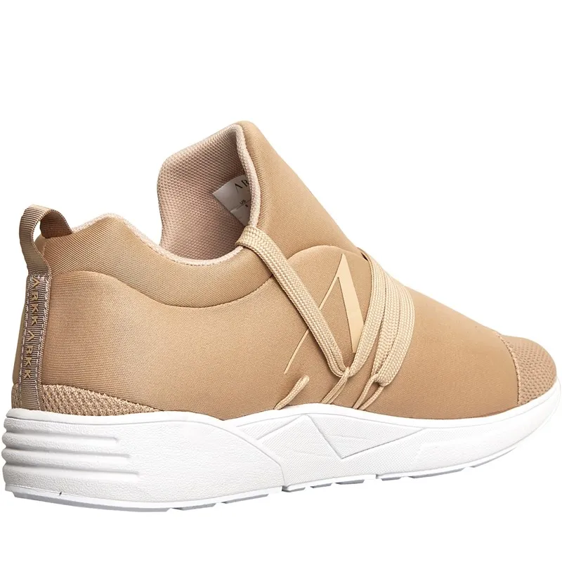 ARKK Copenhagen Womens Raven Mesh Trainers Tofu Safari