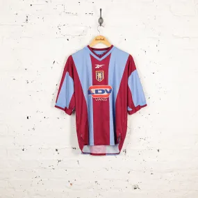 Aston Villa 1999 Reebok Home Football Shirt - Maroon/Blue - L