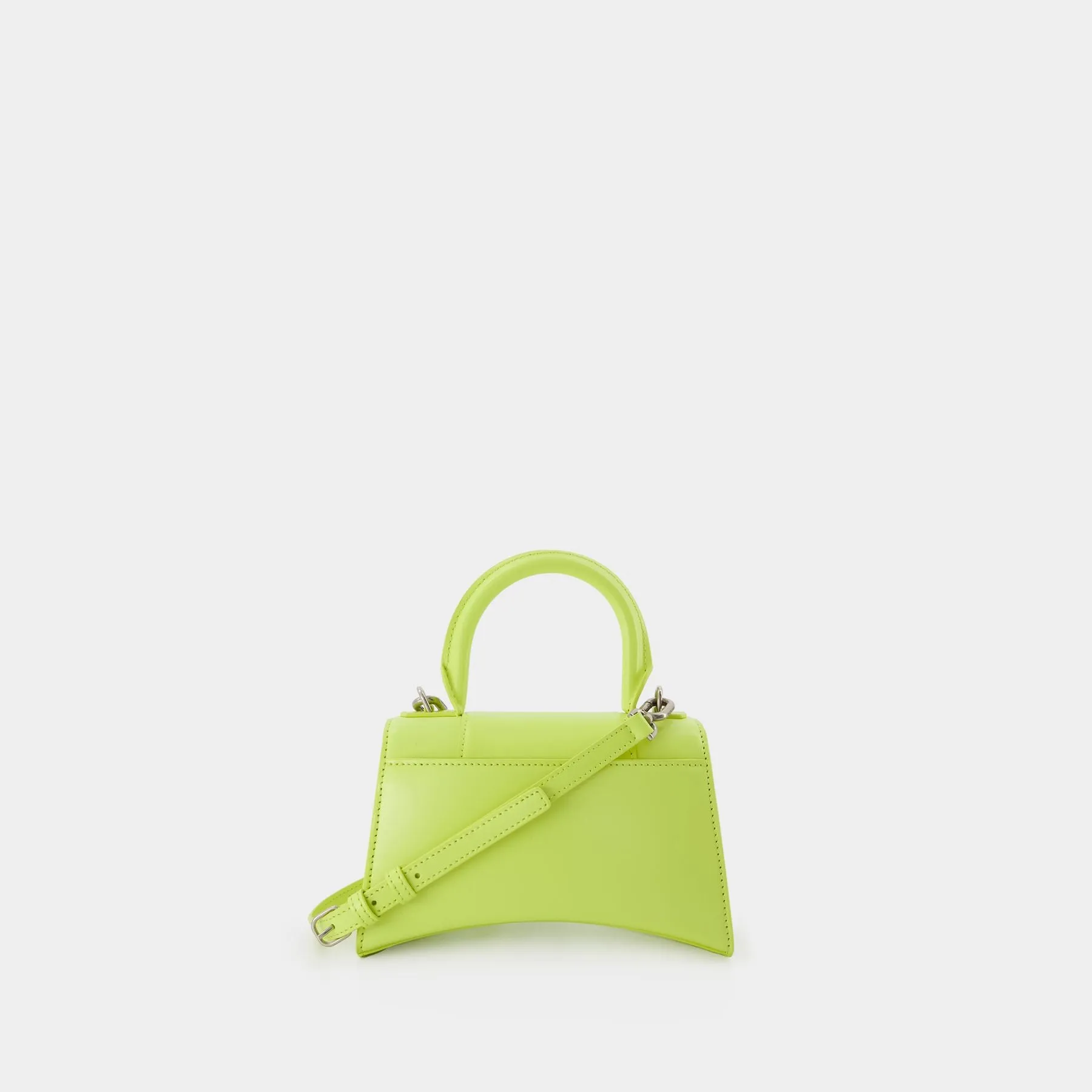 Balenciaga  Hourglass Xs Bag - Balenciaga -  Lime - Leather