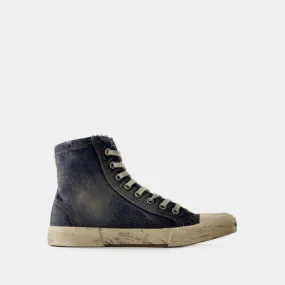 Balenciaga  Paris High Top Sneakers - Balenciaga - Canvas - Mid 90's Blue