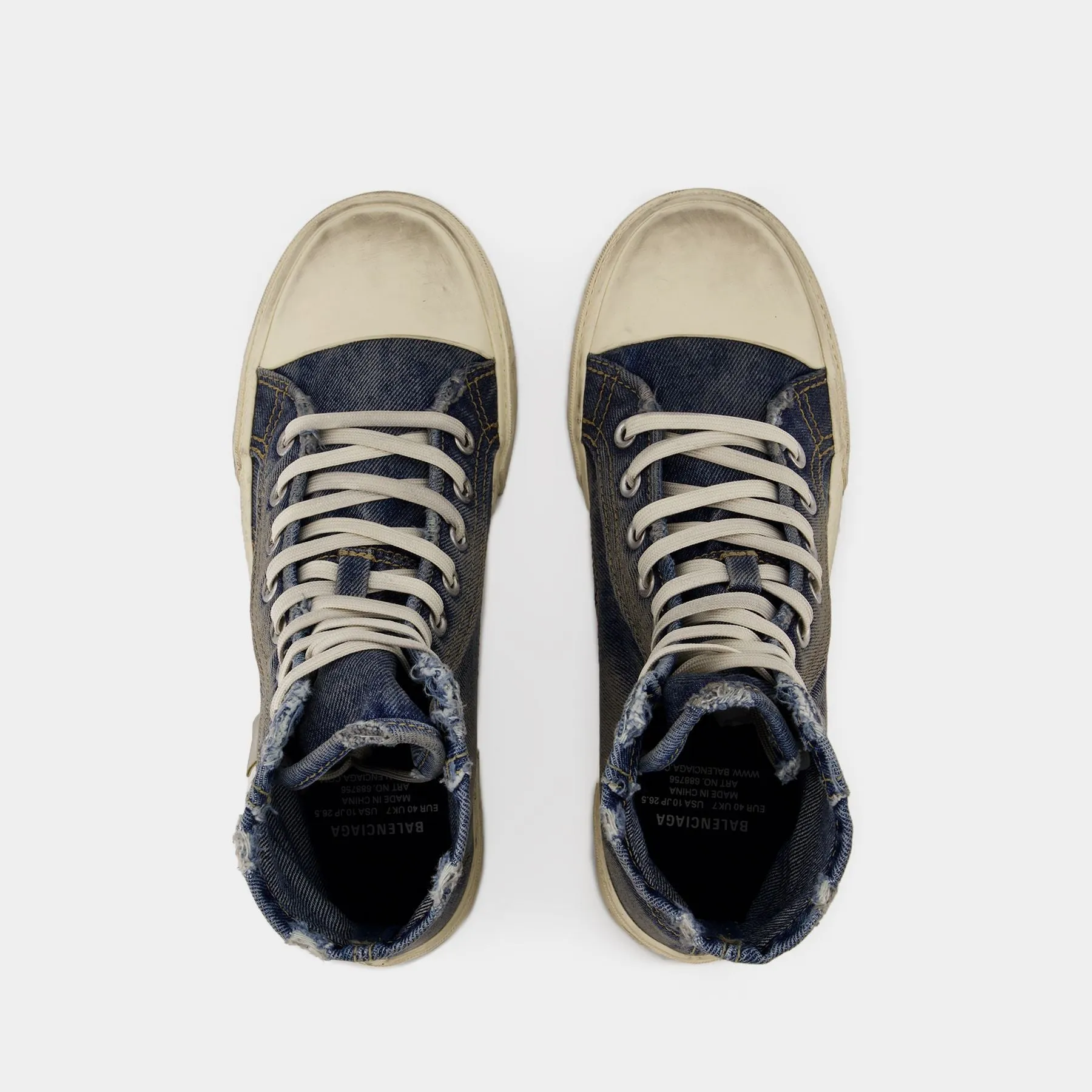 Balenciaga  Paris High Top Sneakers - Balenciaga - Canvas - Mid 90's Blue