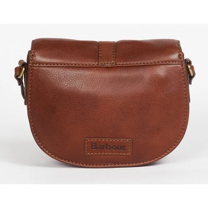 Barbour  Womens Laire Brown Leather Saddle Bag LBA0349BR11