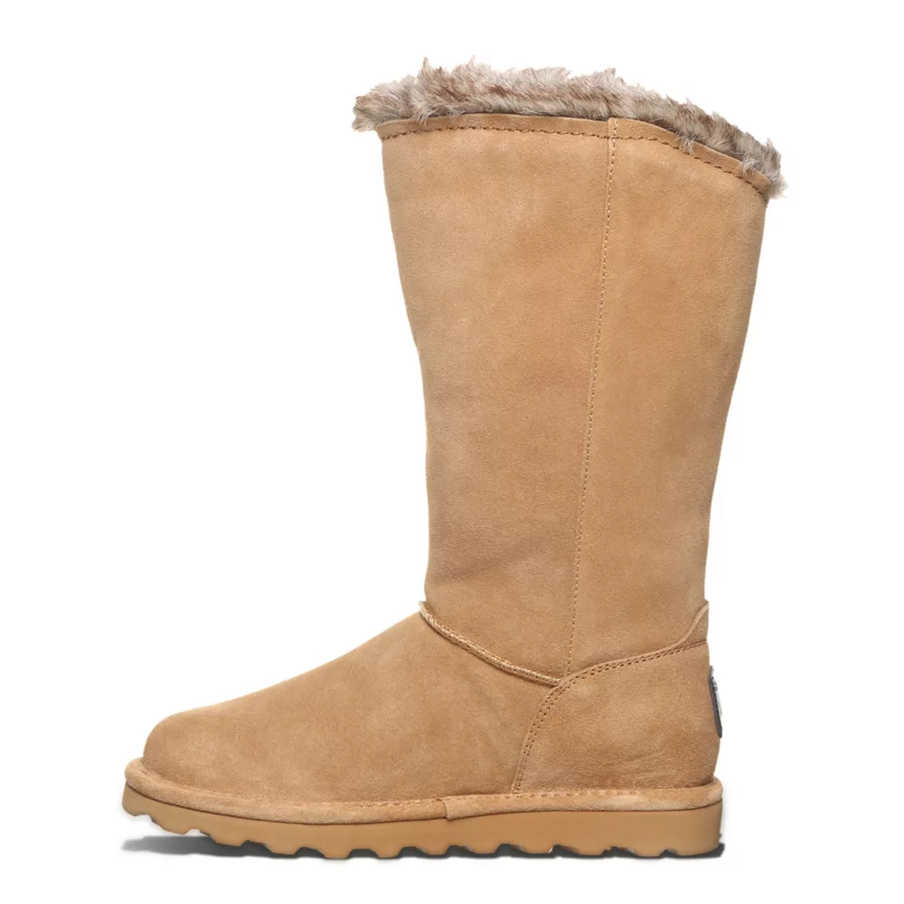 BEARPAW  WOMENS EMERY WATER RESISTANT FAUX FUR BOOT