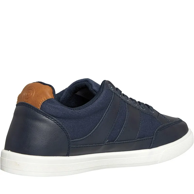 Ben Sherman Mens Cooper Trainers Navy/Tan