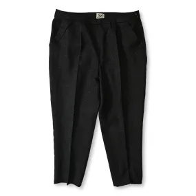 Black trousers by Simona Semen made in Romania