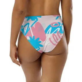 Blue Pink White Pride Recycled Bikini Bottom