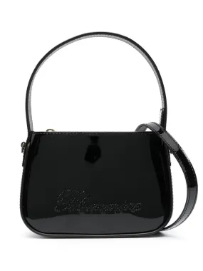 Blumarine    Blumarine Logo Patent Leather Handbag