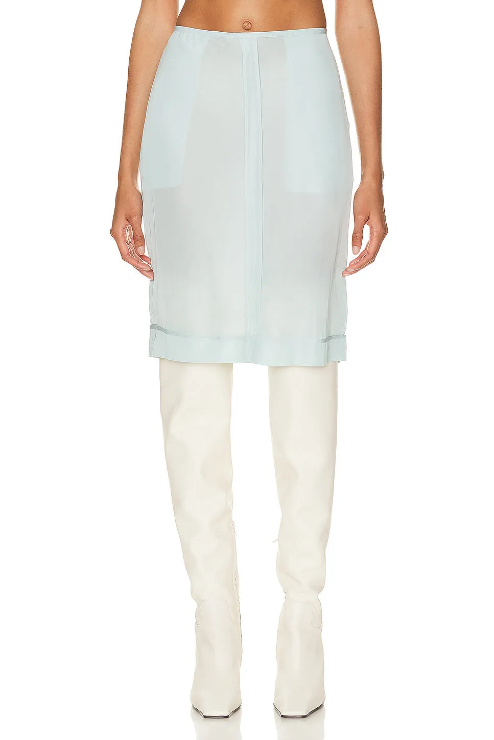 Bottega Veneta Sheer Skirt