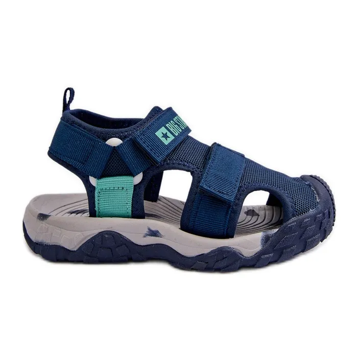 Boys' Velcro Sandals Big Star NN374236 Navy Blue