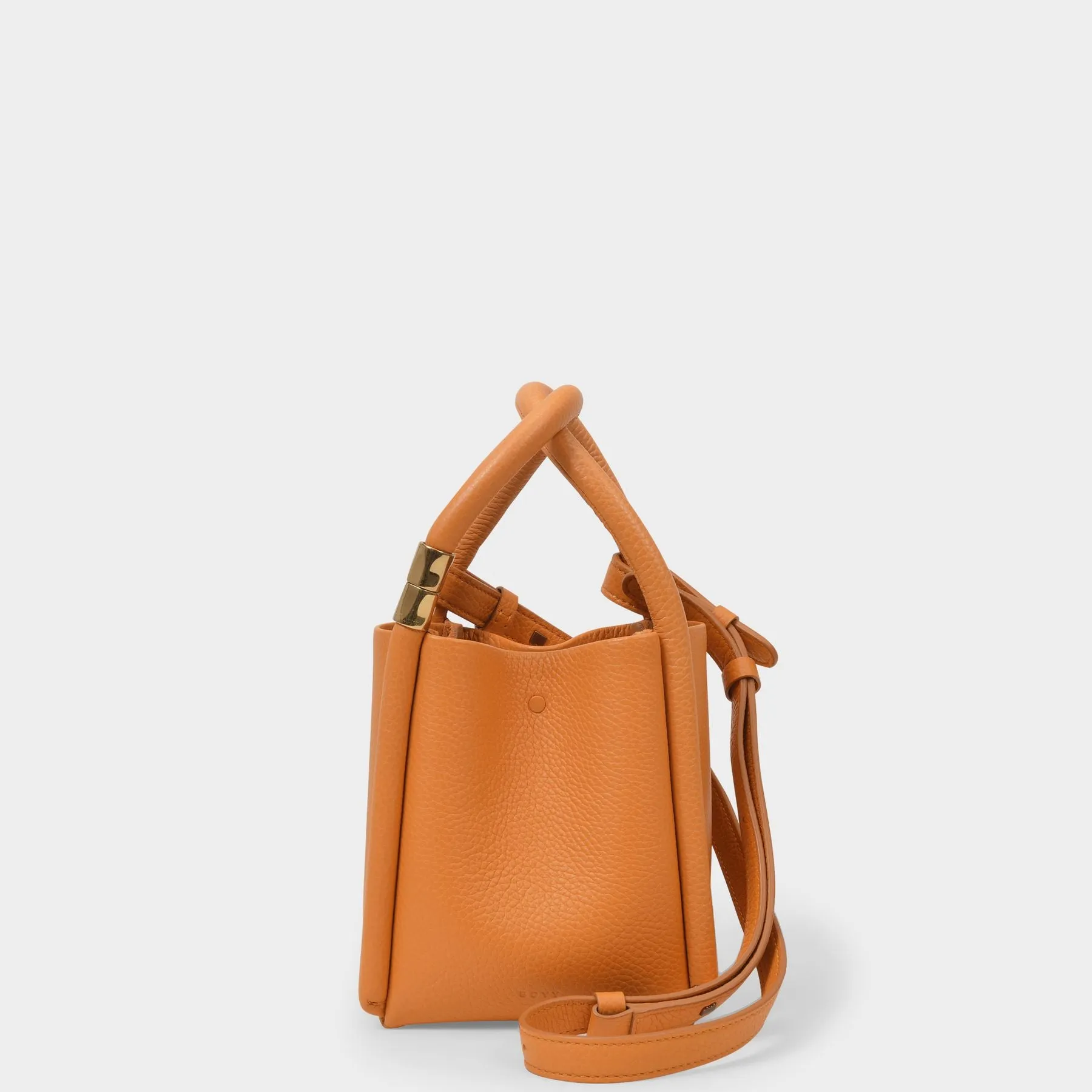 Boyy  Lotus 12 Bag in Orange Leather