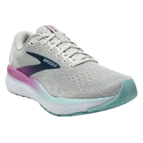 Brooks Ghost 16 White/Grey/Estate Blue Running Shoe (Women's)