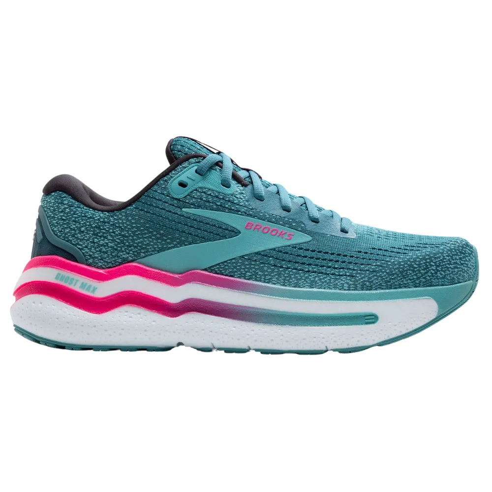 Brooks Ghost Max 2 Storm Blue/Knockout Pink/Aqua Running Shoe (Women's)