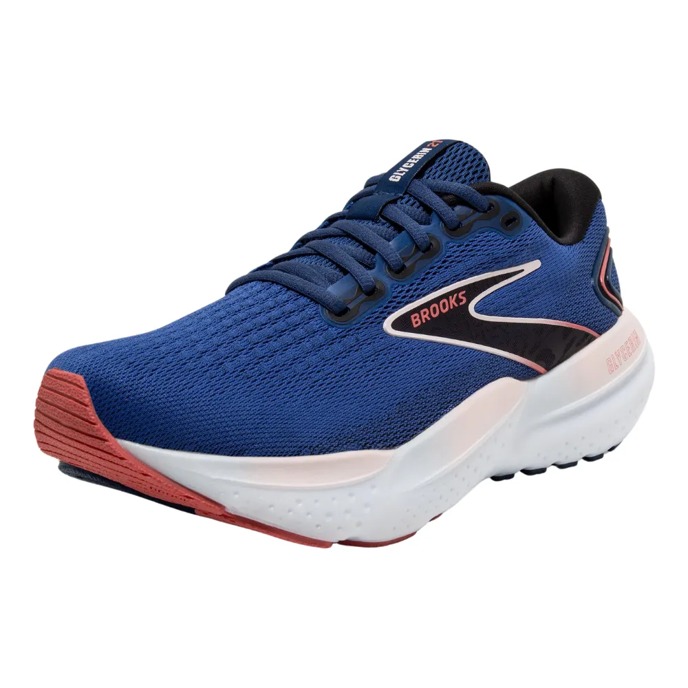 Brooks Glycerin GTS 21 Blue/Icy Pink/Rose Running Shoe (Women's)