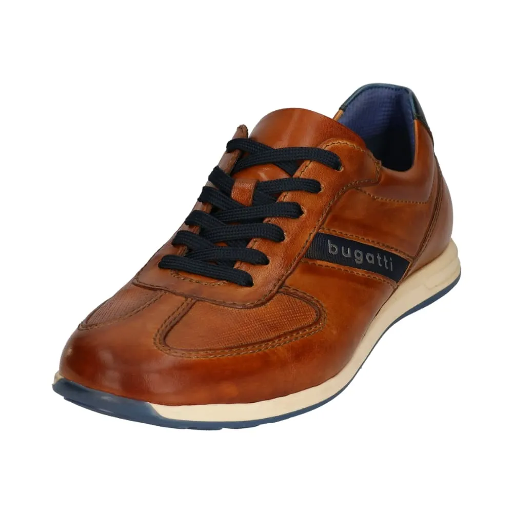 BUGATTI Thorello Cognac Trainers | Menswear Online