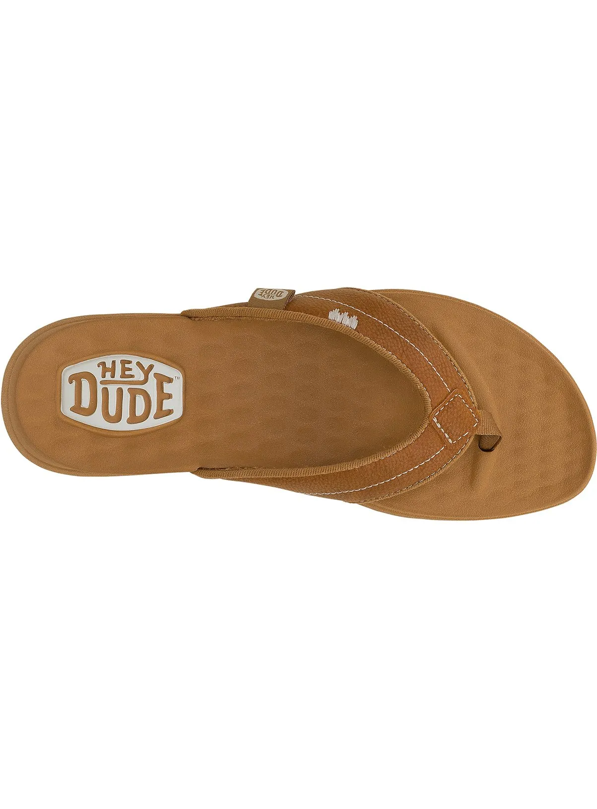 Buy HEYDUDE Christi Flip Flop Cognac 7 | Sandals | Tu