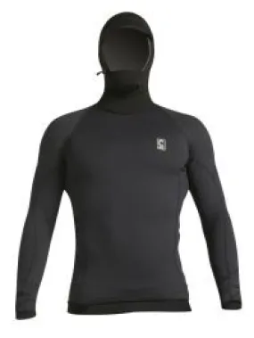 C-Skins HDi Polypro Hooded Thermal Rash Vest - Black