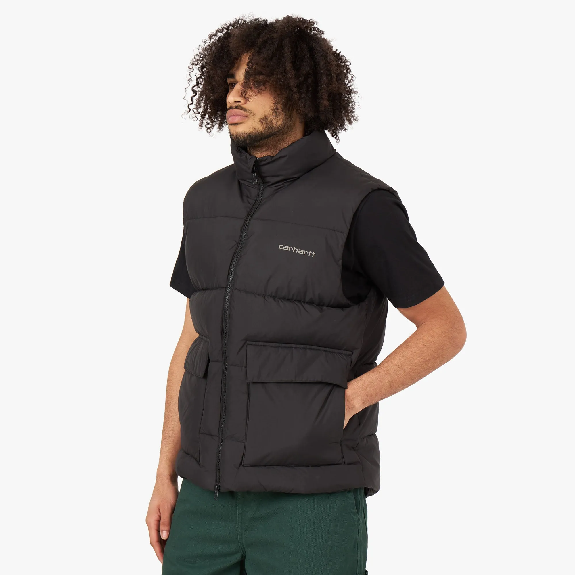 Carhartt WIP Springfield Vest Black / Blacksmith