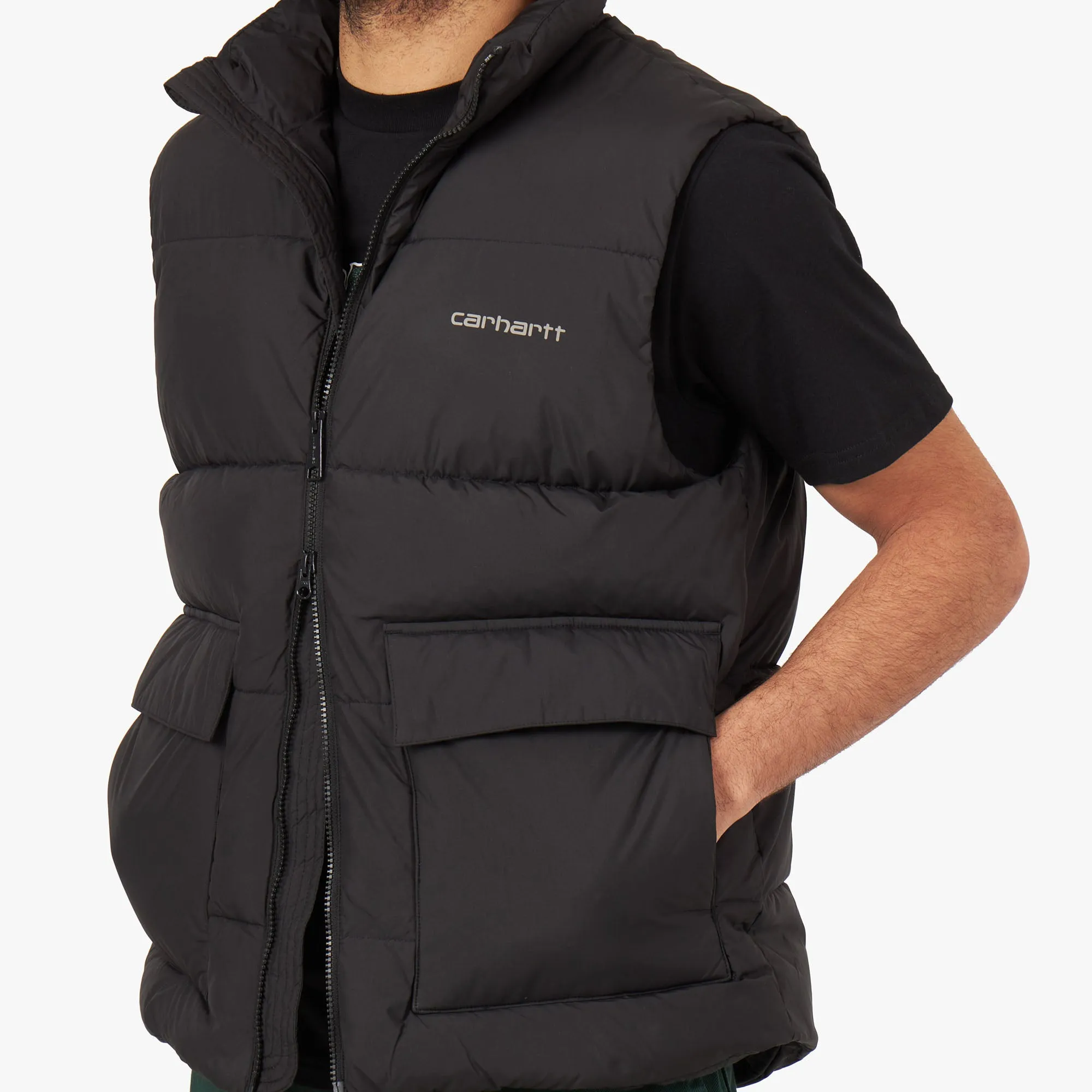 Carhartt WIP Springfield Vest Black / Blacksmith