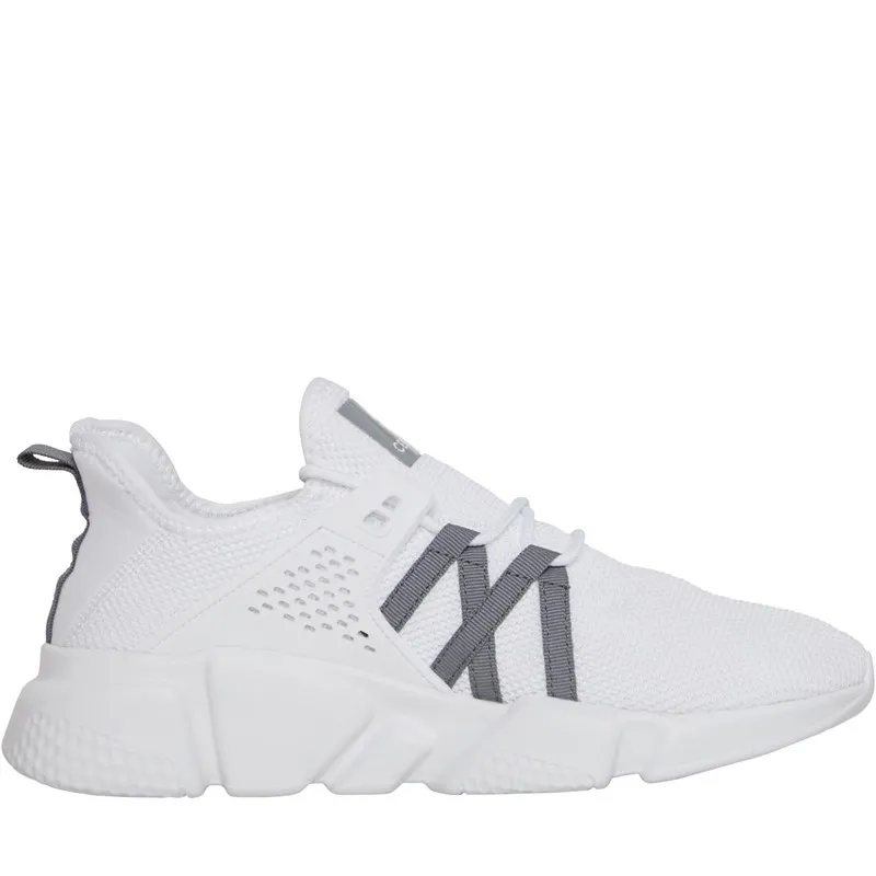 CERTIFIED Mens Ray Trainers White/Grey