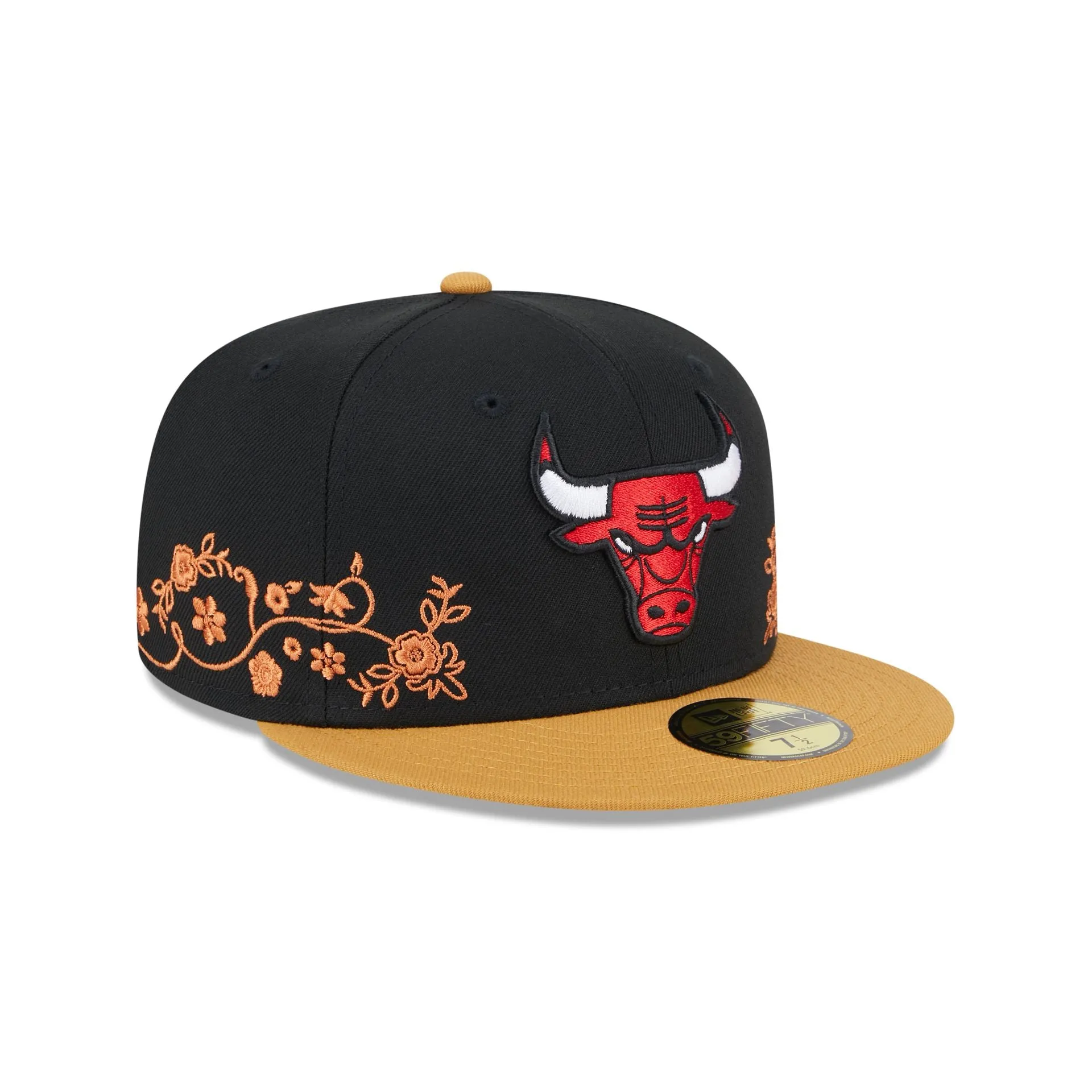 Chicago Bulls Floral Vine 59FIFTY Fitted Hat