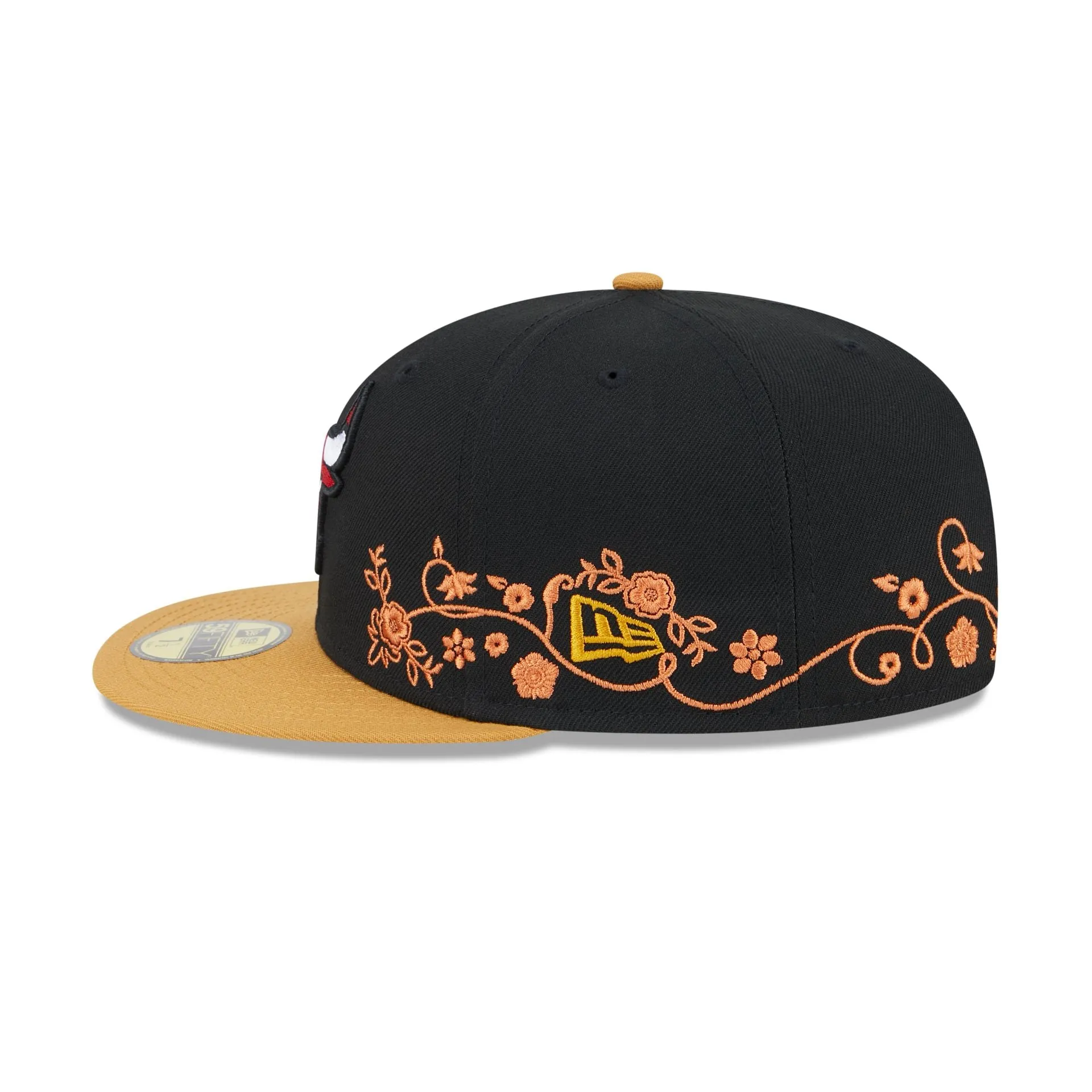 Chicago Bulls Floral Vine 59FIFTY Fitted Hat