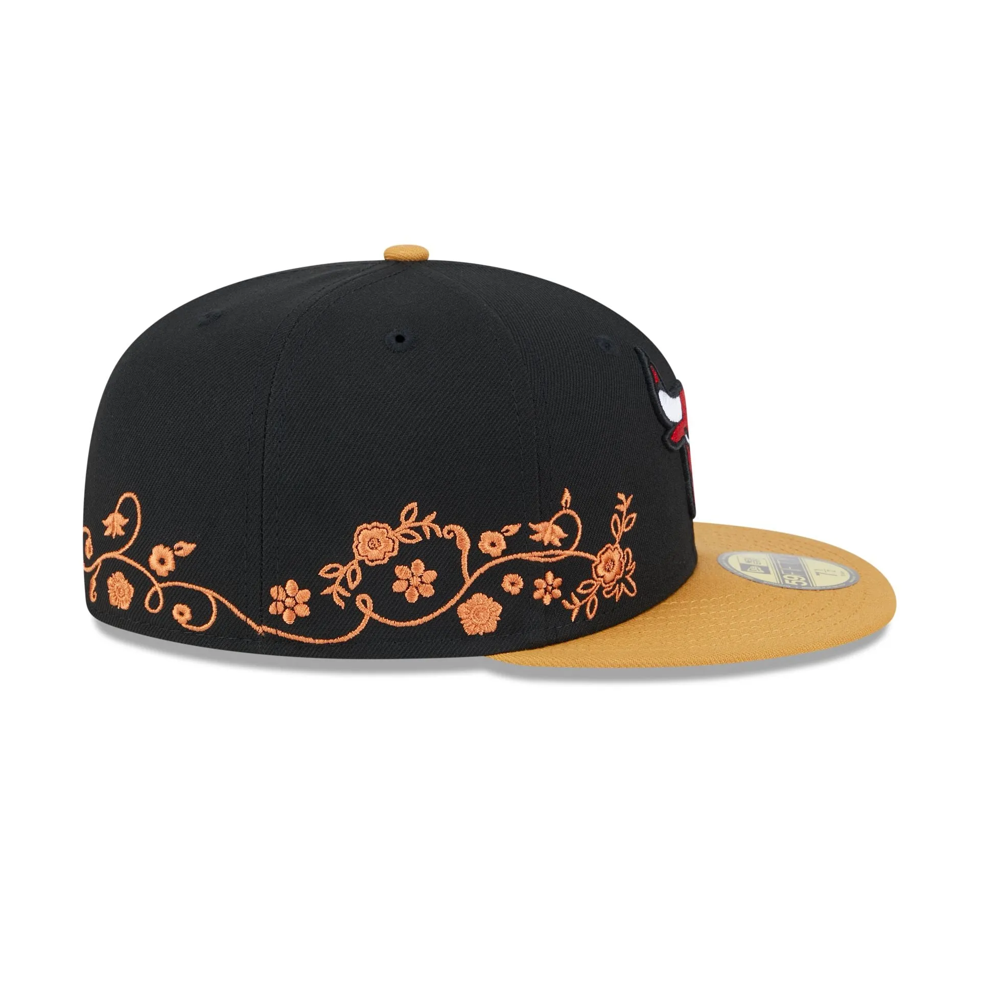 Chicago Bulls Floral Vine 59FIFTY Fitted Hat