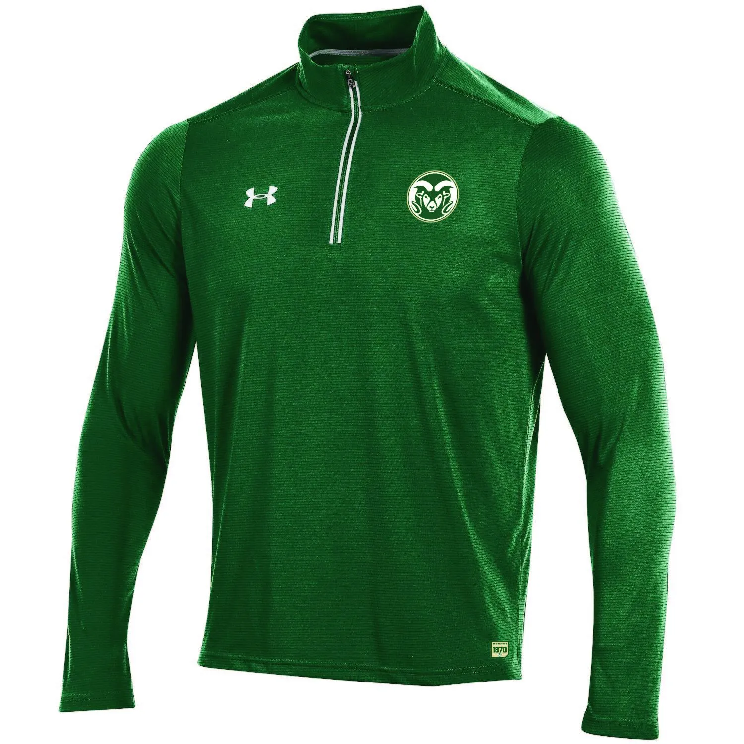 Colorado State Rams Under Armour Sideline On Field 1/4 Zip Light Pullover Jacket