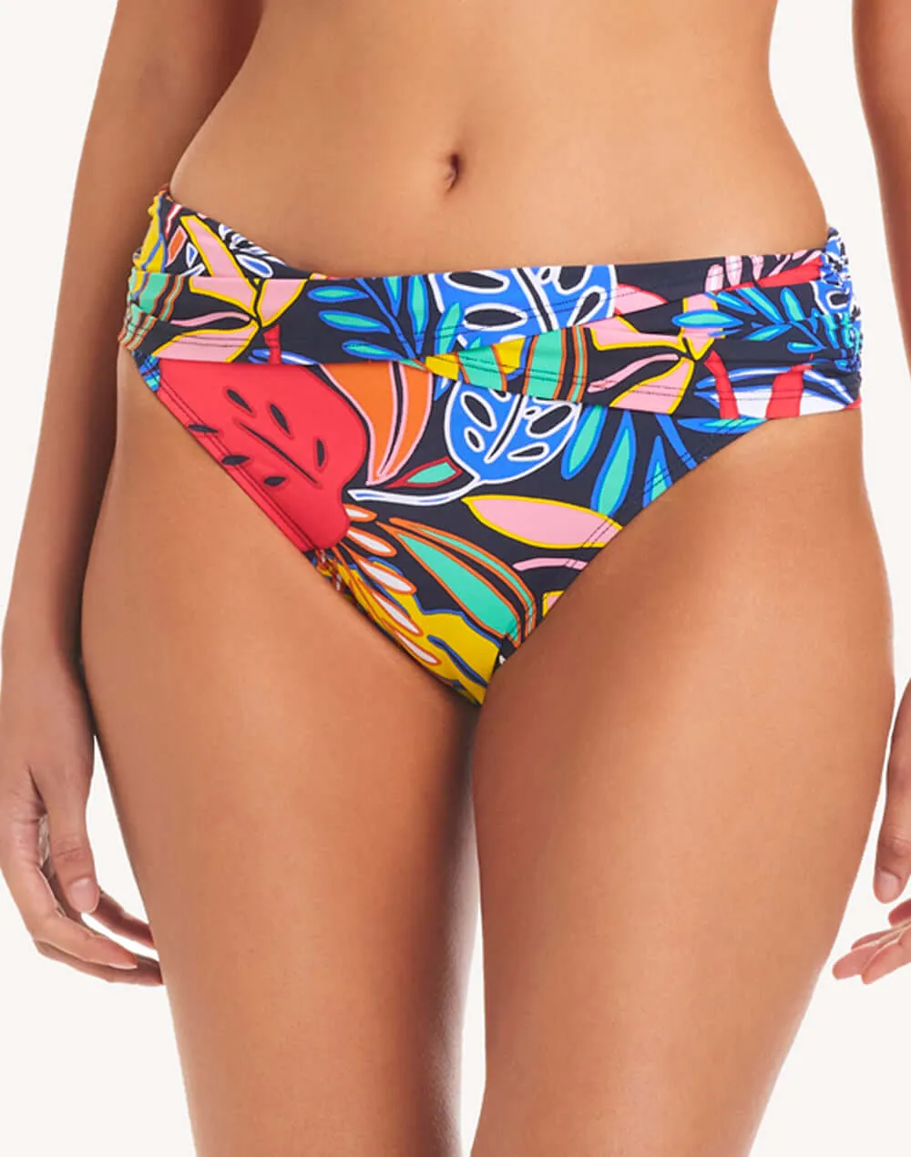 Colour Field Sarong Hipster Bikini Bottom