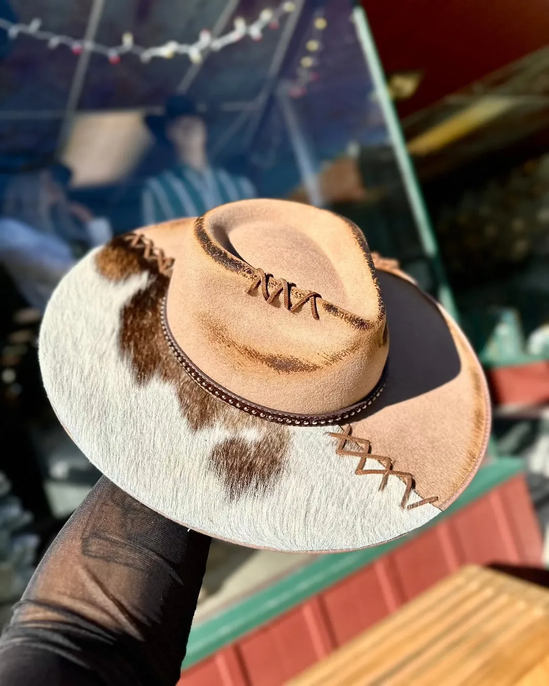 Custom Outback Trading Company Hat LA Pine Wool Not My First Rodeo Cowgirl Hat