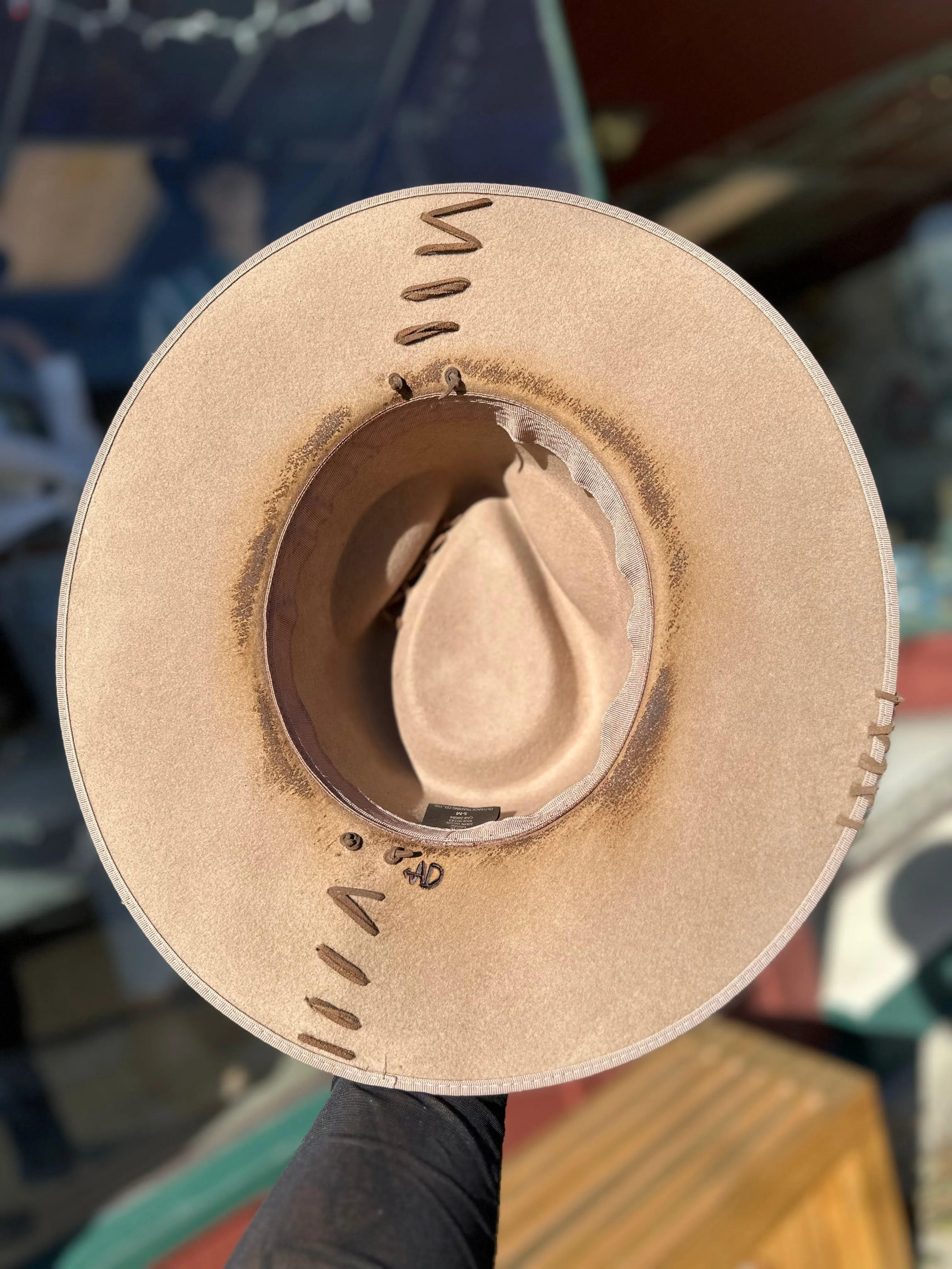 Custom Outback Trading Company Hat LA Pine Wool Not My First Rodeo Cowgirl Hat