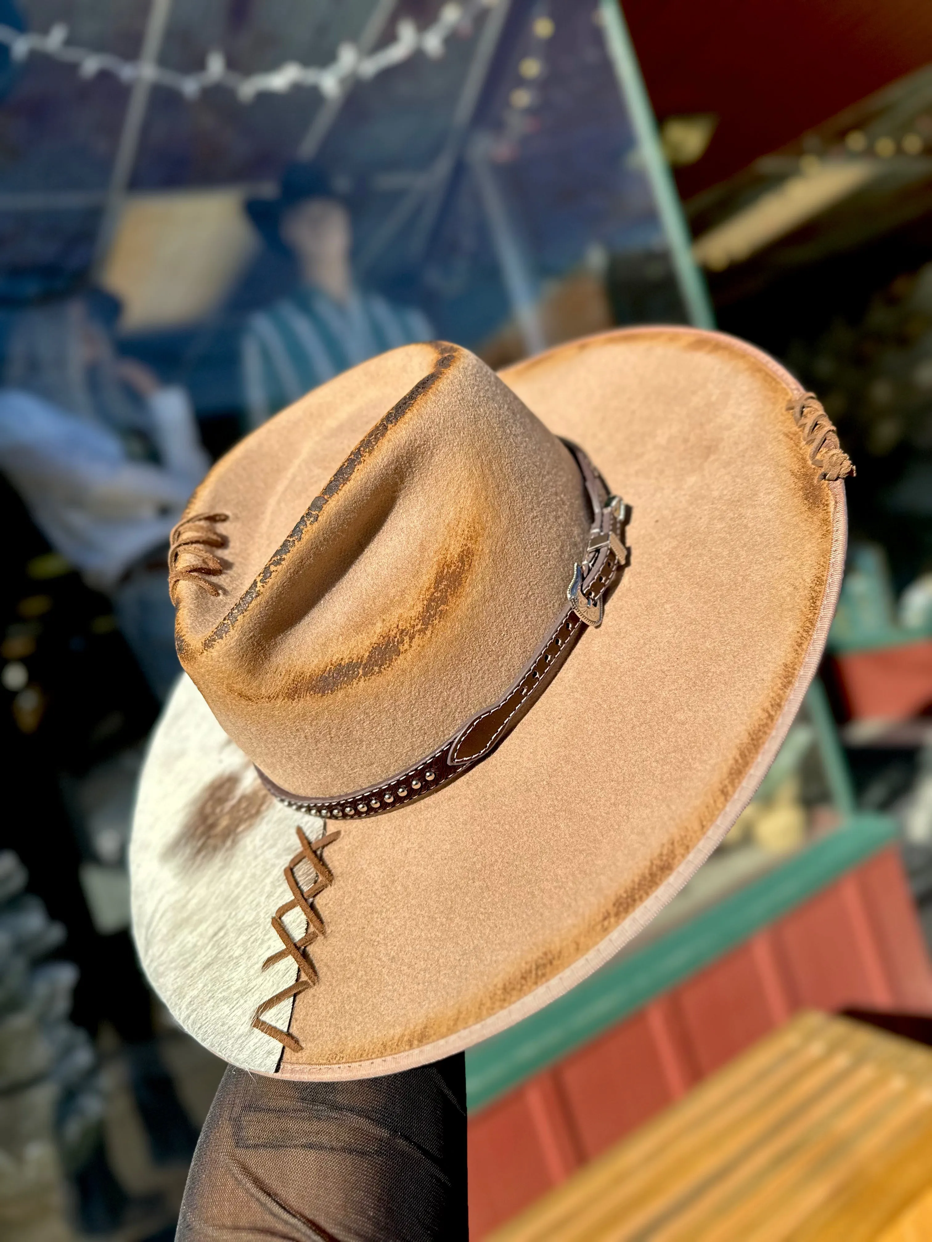 Custom Outback Trading Company Hat LA Pine Wool Not My First Rodeo Cowgirl Hat