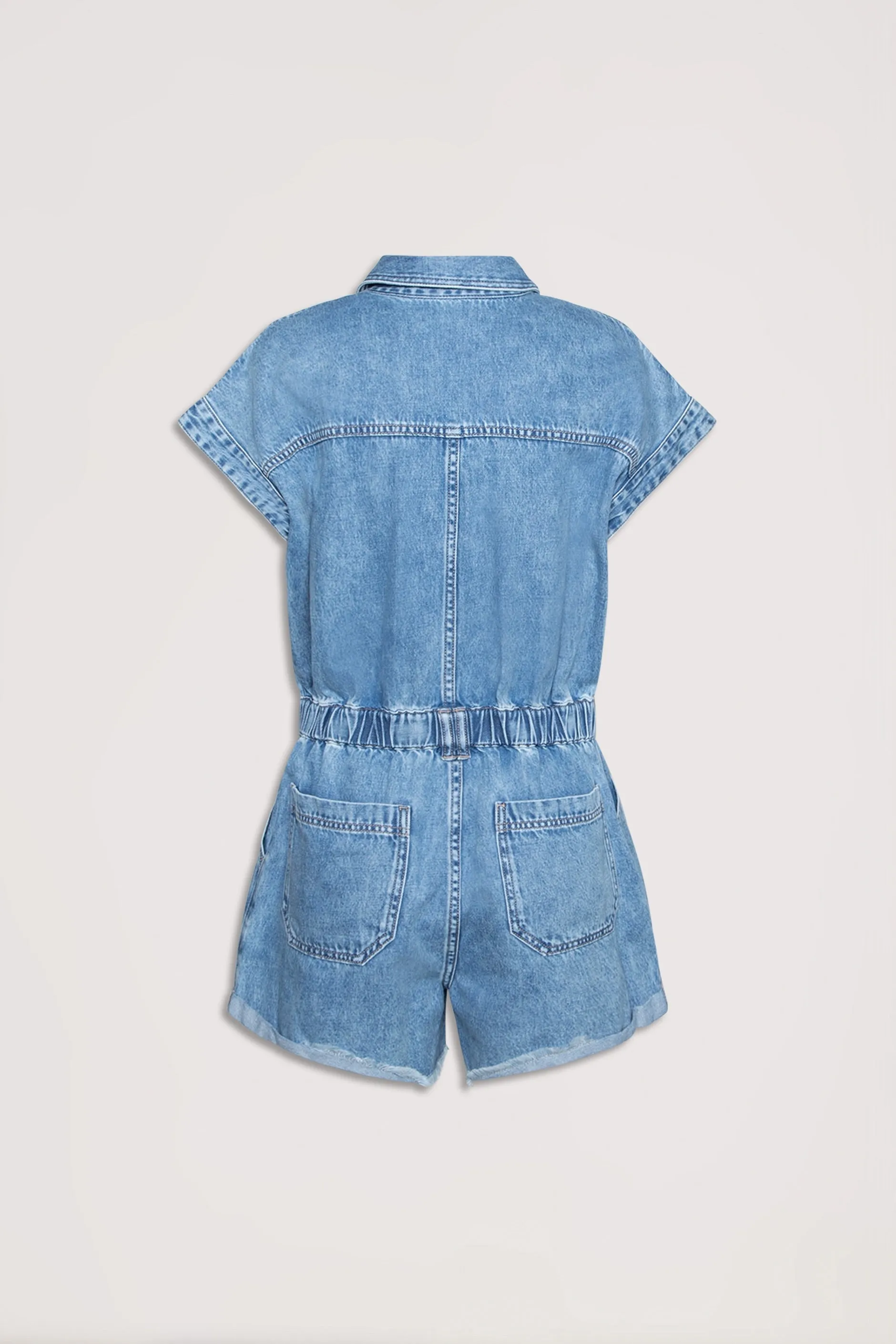 D-Luxe Denim Romper