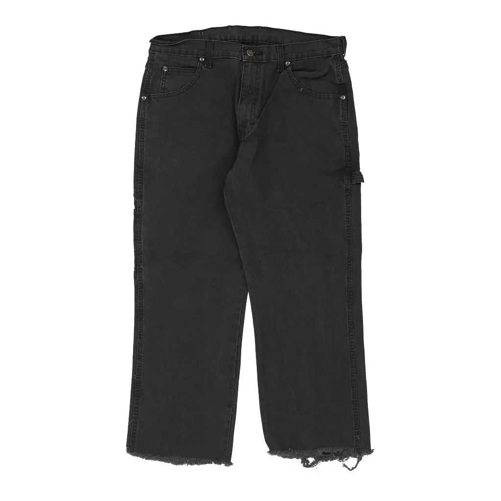 Dickies Carpenter Trousers - 36W 25L Black Cotton