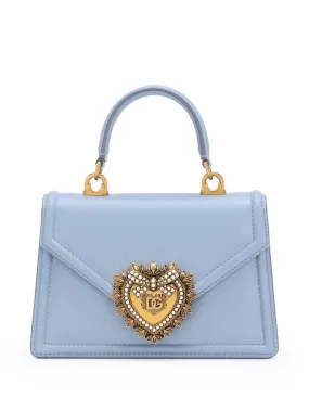 Dolce & Gabbana small Devotion leather bag - Blue