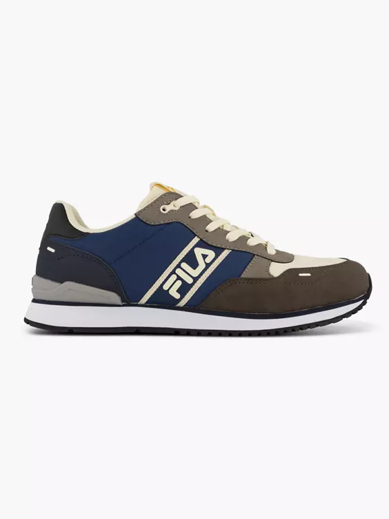 FILA  Blue/Brown Lace Up Trainers