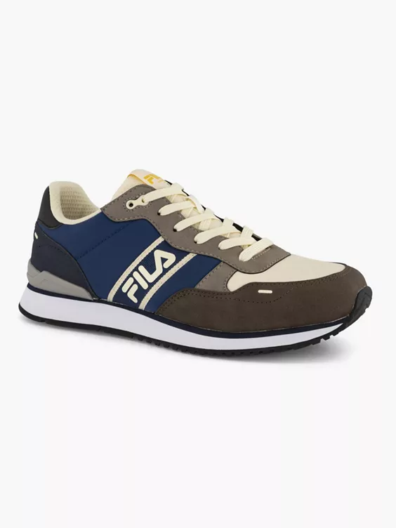 FILA  Blue/Brown Lace Up Trainers