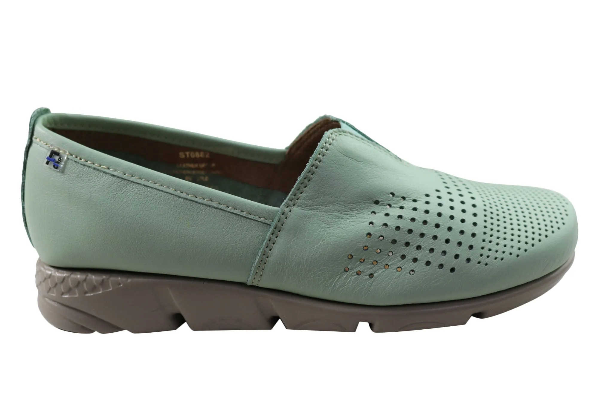 Flex & Go Ambrozia Womens Comfortable Leather Shoes Made In Portugal