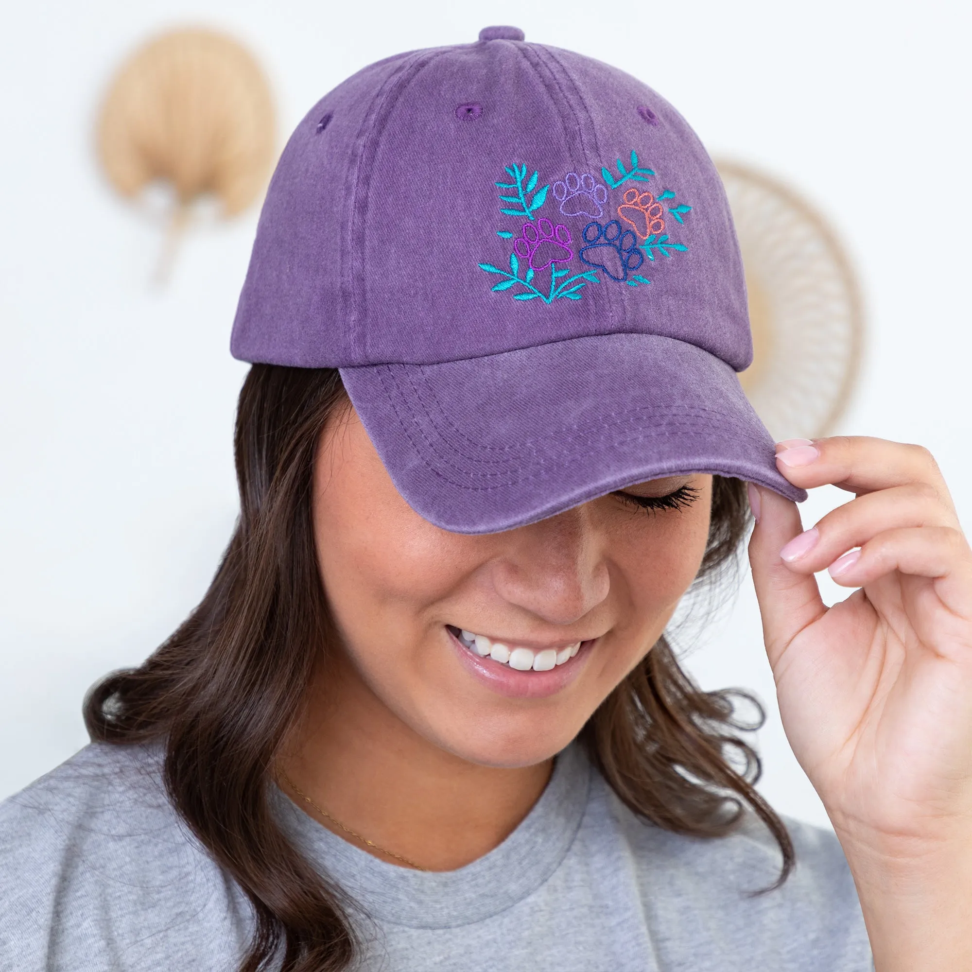 Flower & Paw Hat & T-Shirt Combo