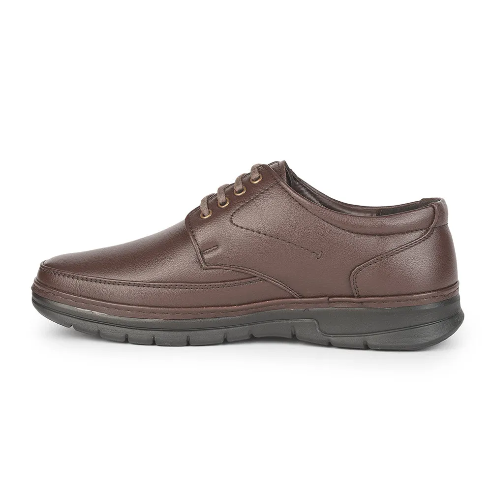 Fortune (Brown) Formal Lace Up Shoes For Men ER-35 By Liberty