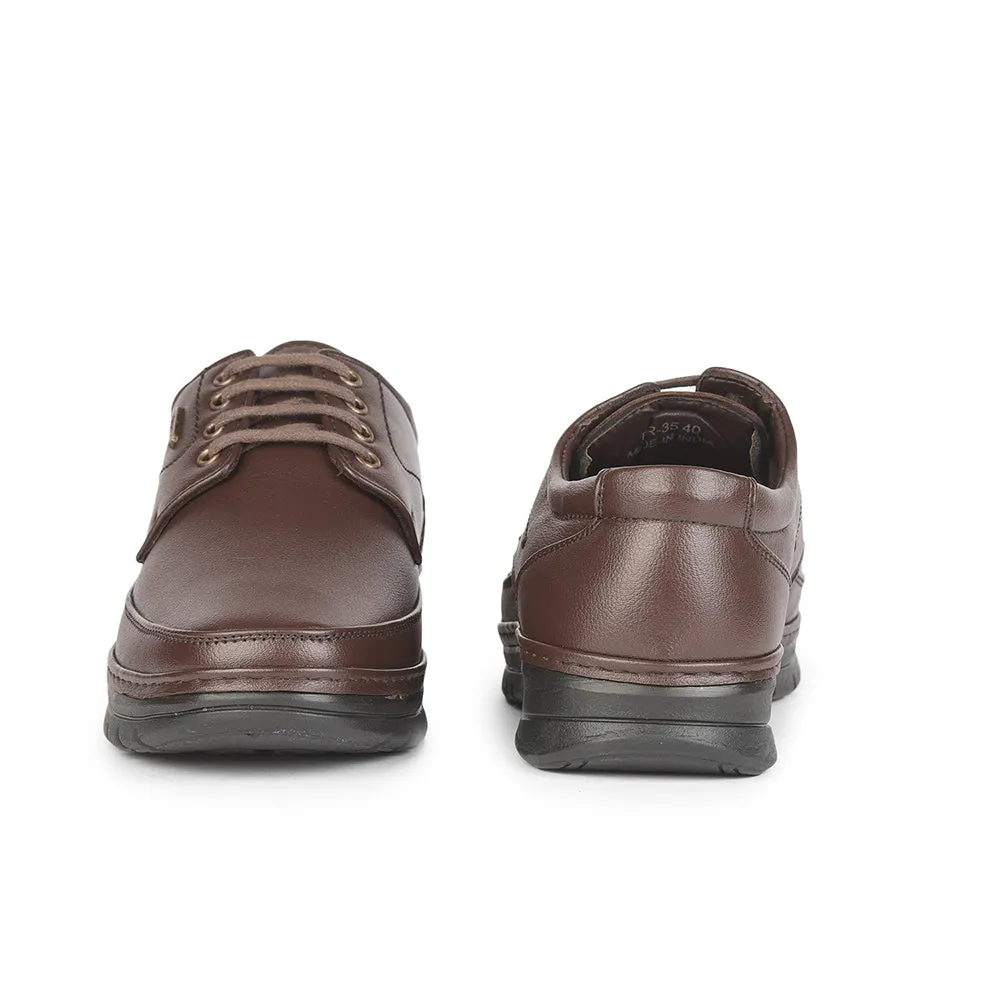 Fortune (Brown) Formal Lace Up Shoes For Men ER-35 By Liberty