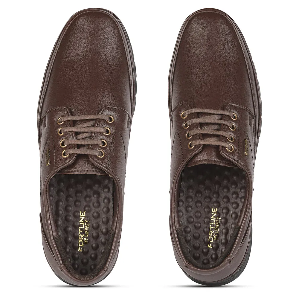 Fortune (Brown) Formal Lace Up Shoes For Men ER-35 By Liberty